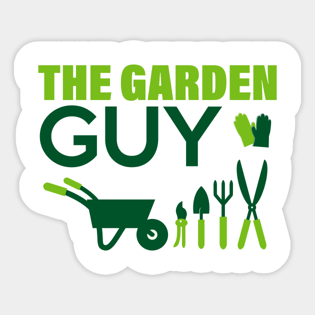 The Garden Guy Sticker by Saytee1